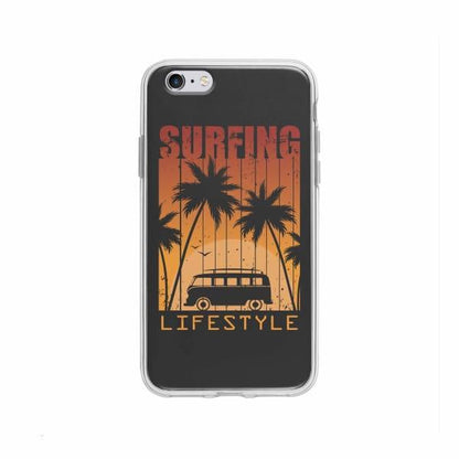 Coque Pour iPhone 6 Plus "Surfing Lifestyle" - Coque Wiqeo 5€-10€, Estelle Adam, Illustration, iPhone 6 Plus, Motif Wiqeo, Déstockeur de Coques Pour iPhone