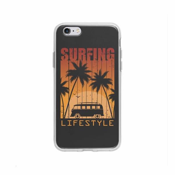 Coque Pour iPhone 6 Plus "Surfing Lifestyle" - Coque Wiqeo 5€-10€, Estelle Adam, Illustration, iPhone 6 Plus, Motif Wiqeo, Déstockeur de Coques Pour iPhone