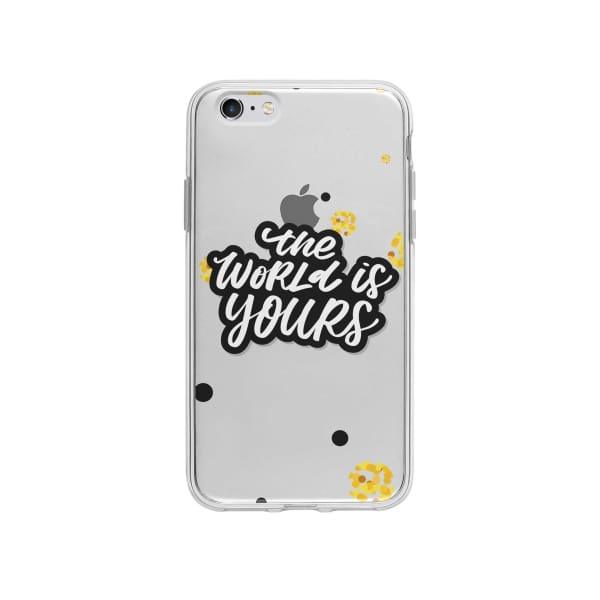 Coque Pour iPhone 6 Plus "The World Is Yours" - Coque Wiqeo 5€-10€, Estelle Adam, iPhone 6 Plus, Motif Wiqeo, Déstockeur de Coques Pour iPhone