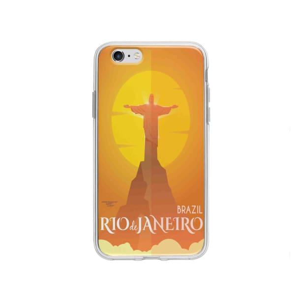 Coque Pour iPhone 6 Rio de Janeiro - Coque Wiqeo 5€-10€, Estelle Adam, Illustration, iPhone 6, Voyage Wiqeo, Déstockeur de Coques Pour iPhone