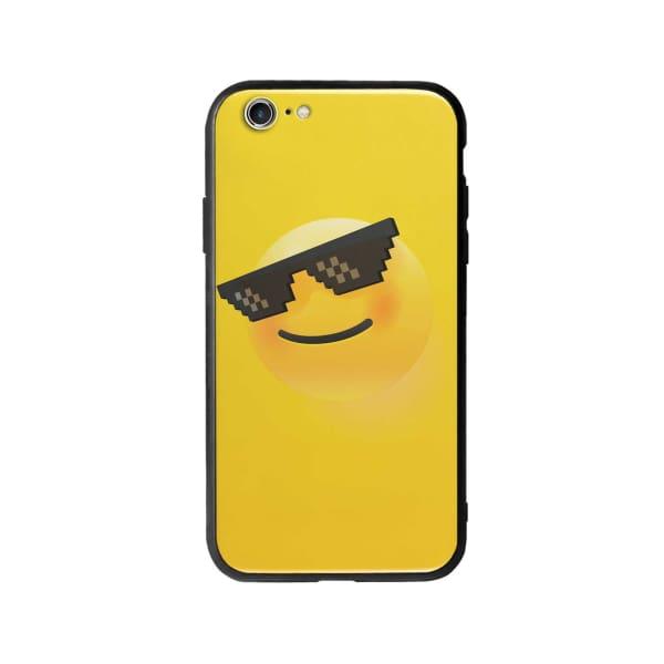 Coque Pour iPhone 6 Smiley Lunettes - Coque Wiqeo 5€-10€, Estelle Adam, Illustration, iPhone 6 Wiqeo, Déstockeur de Coques Pour iPhone