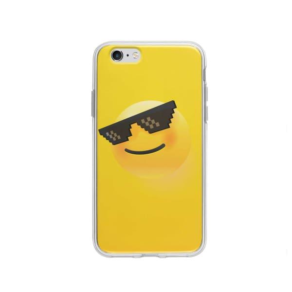 Coque Pour iPhone 6 Smiley Lunettes - Coque Wiqeo 5€-10€, Estelle Adam, Illustration, iPhone 6 Wiqeo, Déstockeur de Coques Pour iPhone