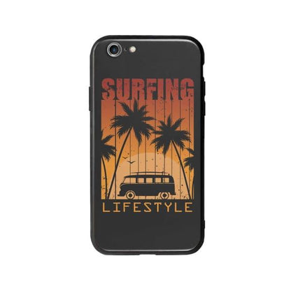 Coque Pour iPhone 6 "Surfing Lifestyle" - Coque Wiqeo 5€-10€, Estelle Adam, Illustration, iPhone 6, Motif Wiqeo, Déstockeur de Coques Pour iPhone