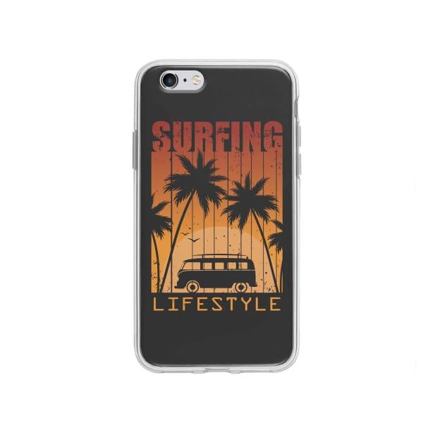 Coque Pour iPhone 6 "Surfing Lifestyle" - Coque Wiqeo 5€-10€, Estelle Adam, Illustration, iPhone 6, Motif Wiqeo, Déstockeur de Coques Pour iPhone