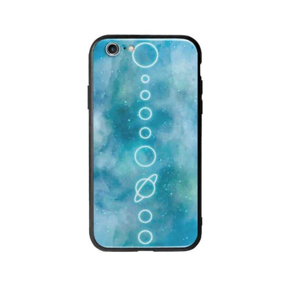 Coque Pour iPhone 6 Système Solaire Néon - Coque Wiqeo 5€-10€, Estelle Adam, Illustration, iPhone 6, Motif Wiqeo, Déstockeur de Coques Pour iPhone