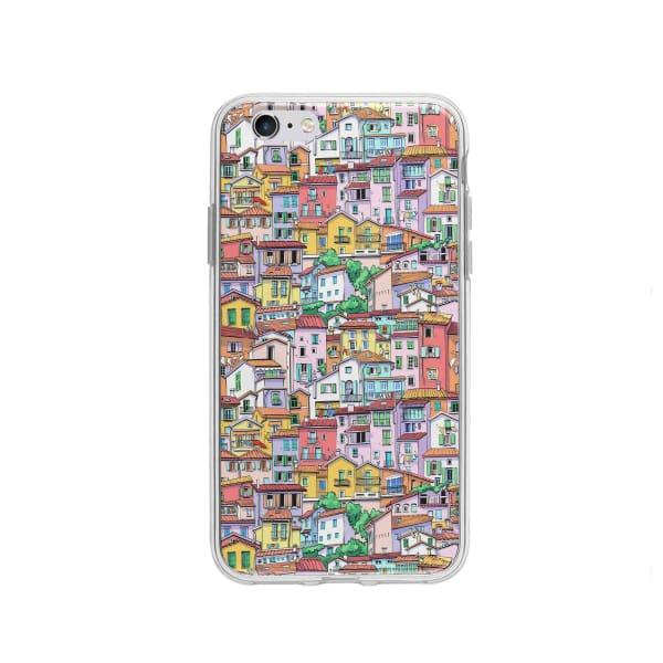 Coque Pour iPhone 6 Ville - Coque Wiqeo 5€-10€, Estelle Adam, Illustration, iPhone 6 Wiqeo, Déstockeur de Coques Pour iPhone