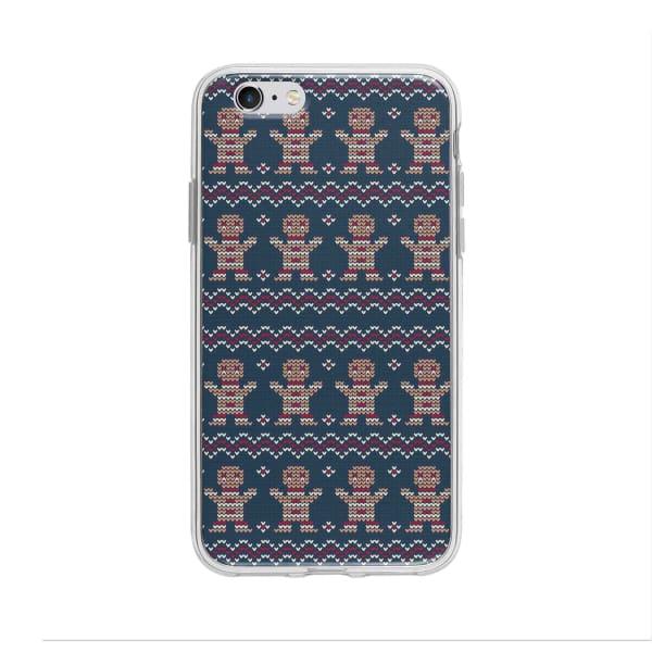 Coque Pour iPhone 6S Biscuit de Noël Tricoté - Coque Wiqeo 5€-10€, Estelle Adam, iPhone 6S, Motif, Noël Wiqeo, Déstockeur de Coques Pour iPhone