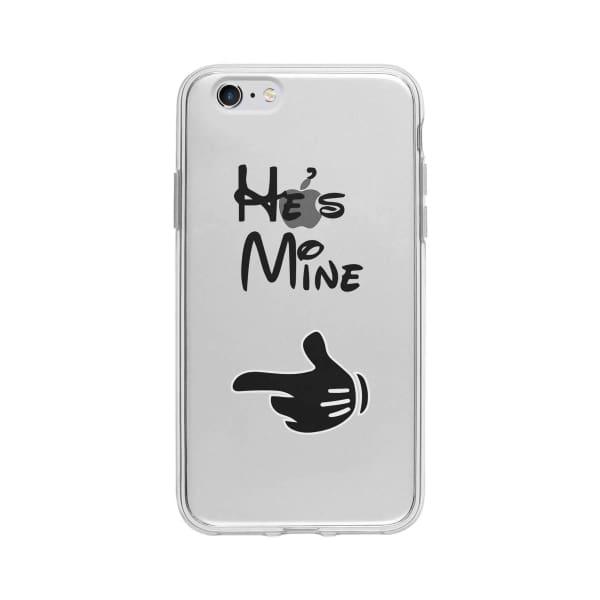 Coque Pour iPhone 6S "He's Mine" - Coque Wiqeo 5€-10€, Couple, iPhone 6S, Mireille Lachapelle Wiqeo, Déstockeur de Coques Pour iPhone