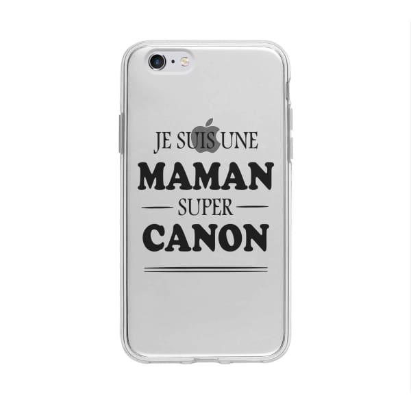 Coque Pour iPhone 6S "Maman Canon" - Coque Wiqeo 5€-10€, Géraud Fournier, iPhone 6S, Mignon Wiqeo, Déstockeur de Coques Pour iPhone