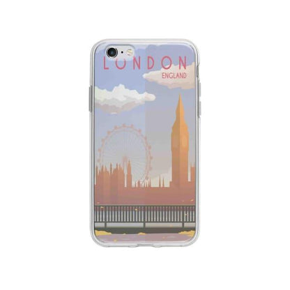 Coque Pour iPhone 6S Plus Big Ben & London Eye - Coque Wiqeo 5€-10€, Estelle Adam, Illustration, iPhone 6S Plus, Voyage Wiqeo, Déstockeur de Coques Pour iPhone