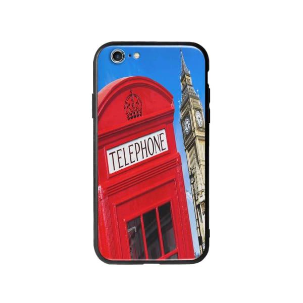 Coque Pour iPhone 6S Plus Cabine Téléphonique - Coque Wiqeo 5€-10€, Estelle Adam, Illustration, iPhone 6S Plus, U.K. Wiqeo, Déstockeur de Coques Pour iPhone