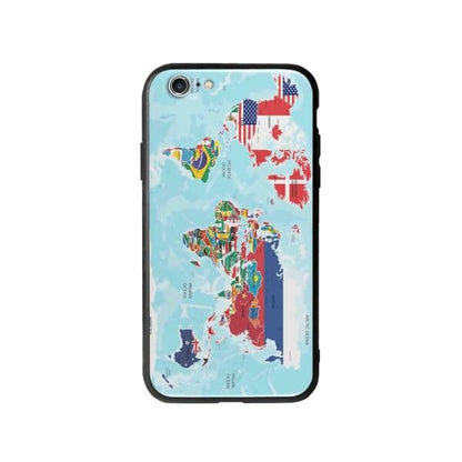 Coque Pour iPhone 6S Plus Carte du Monde - Coque Wiqeo 5€-10€, Estelle Adam, Illustration, iPhone 6S Plus Wiqeo, Déstockeur de Coques Pour iPhone