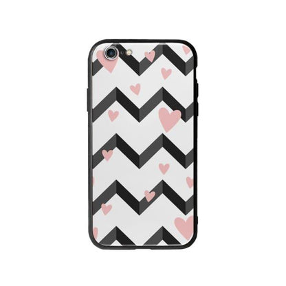 Coque Pour iPhone 6S Plus Cœurs Motif Noir et Blanc - Coque Wiqeo 5€-10€, Cœurs, Estelle Adam, iPhone 6S Plus, Motif Wiqeo, Déstockeur de Coques Pour iPhone