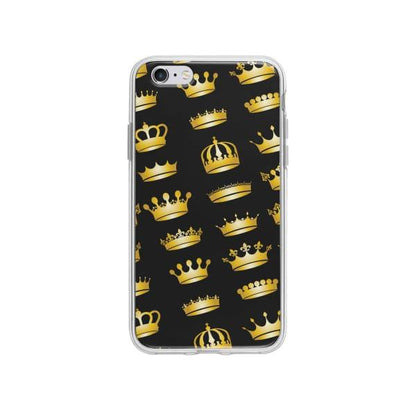 Coque Pour iPhone 6S Plus Couronnes Dorées - Coque Wiqeo 5€-10€, Estelle Adam, iPhone 6S Plus, Motif Wiqeo, Déstockeur de Coques Pour iPhone