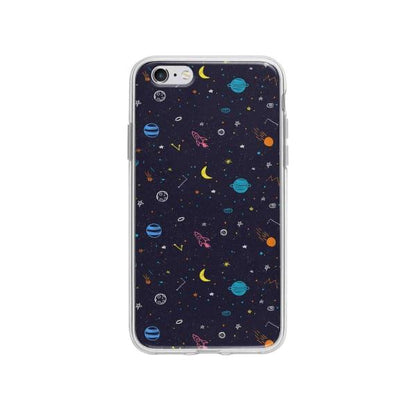 Coque Pour iPhone 6S Plus Dessin Galactique - Coque Wiqeo 5€-10€, Estelle Adam, Illustration, iPhone 6S Plus, Motif Wiqeo, Déstockeur de Coques Pour iPhone