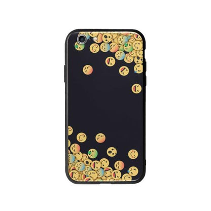 Coque Pour iPhone 6S Plus Emojis Tombants - Coque Wiqeo 5€-10€, Estelle Adam, iPhone 6S Plus, Motif Wiqeo, Déstockeur de Coques Pour iPhone