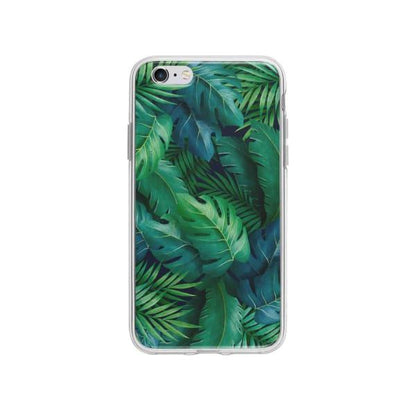 Coque Pour iPhone 6S Plus Feuillage Tropical - Coque Wiqeo 5€-10€, Estelle Adam, Feuilles, iPhone 6S Plus, Motif Wiqeo, Déstockeur de Coques Pour iPhone