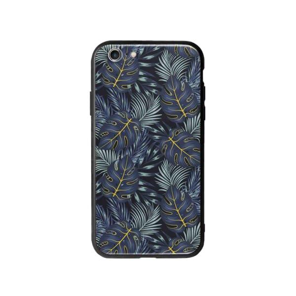 Coque Pour iPhone 6S Plus Feuilles Bleuâtres - Coque Wiqeo 5€-10€, Estelle Adam, Feuilles, iPhone 6S Plus, Motif Wiqeo, Déstockeur de Coques Pour iPhone