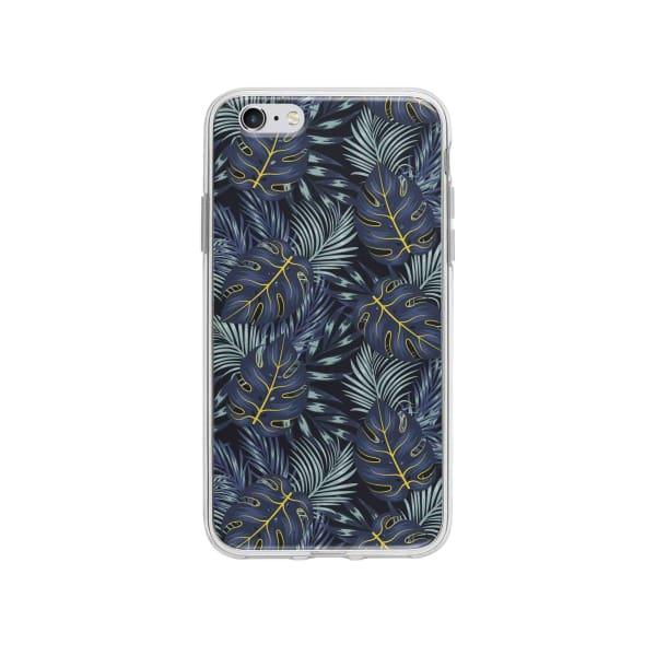 Coque Pour iPhone 6S Plus Feuilles Bleuâtres - Coque Wiqeo 5€-10€, Estelle Adam, Feuilles, iPhone 6S Plus, Motif Wiqeo, Déstockeur de Coques Pour iPhone