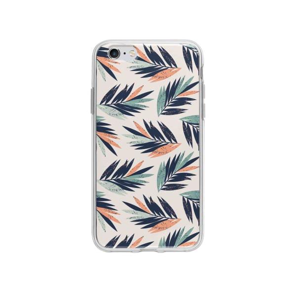 Coque Pour iPhone 6S Plus Feuilles Tropicales - Coque Wiqeo 5€-10€, Estelle Adam, Feuilles, iPhone 6S Plus, Motif Wiqeo, Déstockeur de Coques Pour iPhone