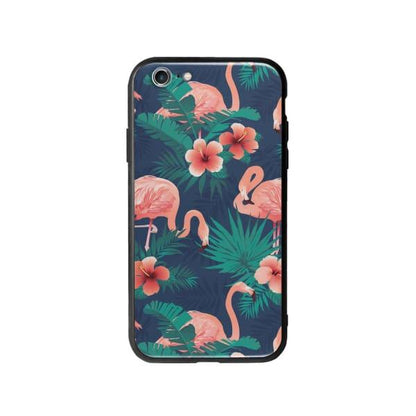 Coque Pour iPhone 6S Plus Flamant Rose Palmier - Coque Wiqeo 5€-10€, Estelle Adam, Feuilles, iPhone 6S Plus, Motif Wiqeo, Déstockeur de Coques Pour iPhone