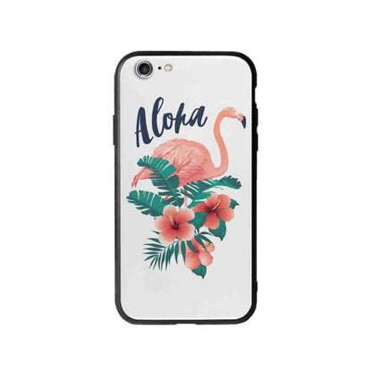 Coque Pour iPhone 6S Plus Flamant Rose Tropical - Coque Wiqeo 5€-10€, Estelle Adam, Feuilles, iPhone 6S Plus, Motif Wiqeo, Déstockeur de Coques Pour iPhone