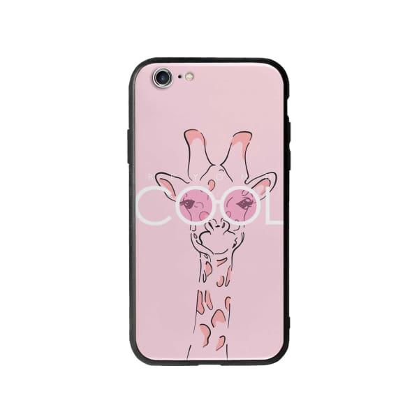 Coque Pour iPhone 6S Plus Girafe Cool - Coque Wiqeo 5€-10€, Animaux, Estelle Adam, Illustration, iPhone 6S Plus Wiqeo, Déstockeur de Coques Pour iPhone