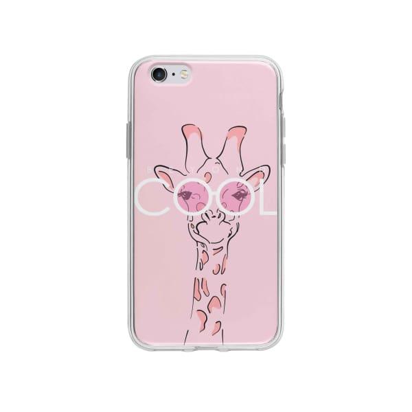 Coque Pour iPhone 6S Plus Girafe Cool - Coque Wiqeo 5€-10€, Animaux, Estelle Adam, Illustration, iPhone 6S Plus Wiqeo, Déstockeur de Coques Pour iPhone