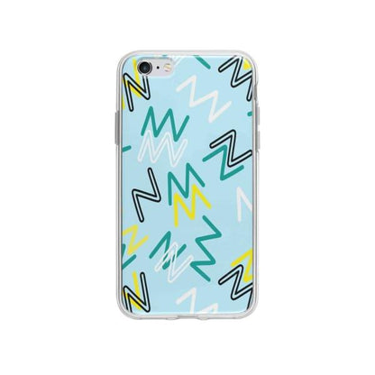 Coque Pour iPhone 6S Plus Gribouillis Géométrique - Coque Wiqeo 5€-10€, Estelle Adam, iPhone 6S Plus, Motif Wiqeo, Déstockeur de Coques Pour iPhone