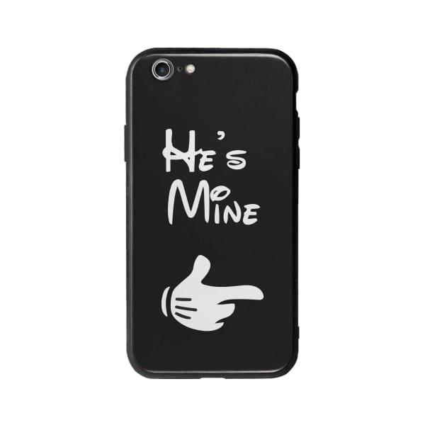 Coque Pour iPhone 6S Plus "He's Mine" - Coque Wiqeo 5€-10€, Couple, iPhone 6S Plus, Mireille Lachapelle Wiqeo, Déstockeur de Coques Pour iPhone