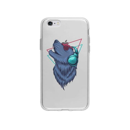 Coque Pour iPhone 6S Plus Loup Extatique - Coque Wiqeo 5€-10€, Estelle Adam, Illustration, iPhone 6S Plus, Motif Wiqeo, Déstockeur de Coques Pour iPhone