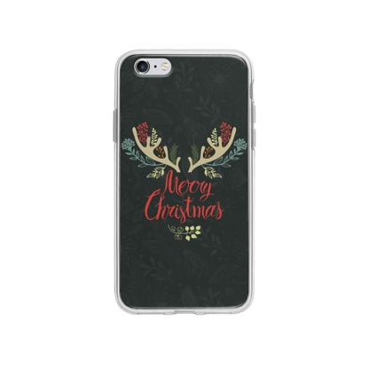 Coque Pour iPhone 6S Plus "Merry Christmas" - Coque Wiqeo 5€-10€, Estelle Adam, Illustration, iPhone 6S Plus Wiqeo, Déstockeur de Coques Pour iPhone