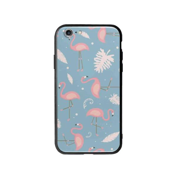 Coque Pour iPhone 6S Plus Motif Flamant Rose - Coque Wiqeo 5€-10€, Estelle Adam, Feuilles, iPhone 6S Plus, Motif Wiqeo, Déstockeur de Coques Pour iPhone