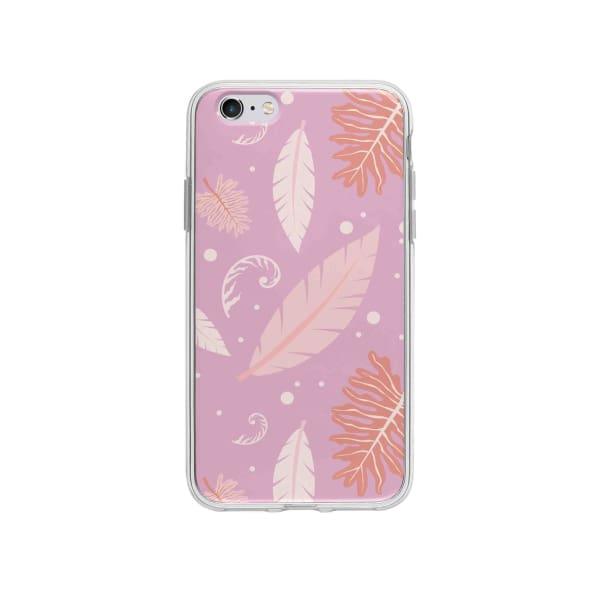 Coque Pour iPhone 6S Plus Nature Rose - Coque Wiqeo 5€-10€, Estelle Adam, Feuilles, iPhone 6S Plus, Motif Wiqeo, Déstockeur de Coques Pour iPhone