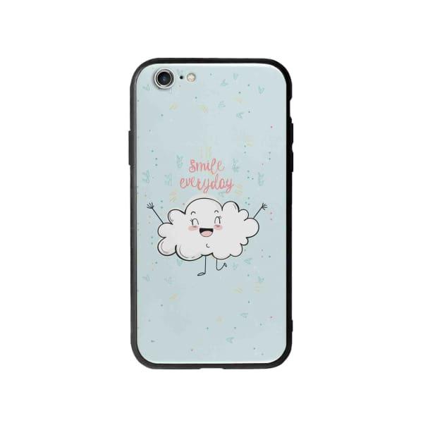 Coque Pour iPhone 6S Plus Nuage Souriant - Coque Wiqeo 5€-10€, Géraud Fournier, Illustration, iPhone 6S Plus, Mignon Wiqeo, Déstockeur de Coques Pour iPhone