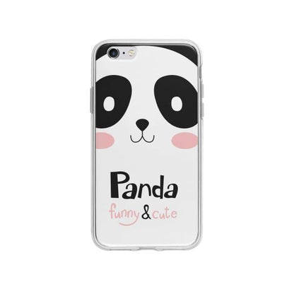 Coque Pour iPhone 6S Plus Panda Mignon - Coque Wiqeo 5€-10€, Animaux, Géraud Fournier, iPhone 6S Plus, Mignon Wiqeo, Déstockeur de Coques Pour iPhone