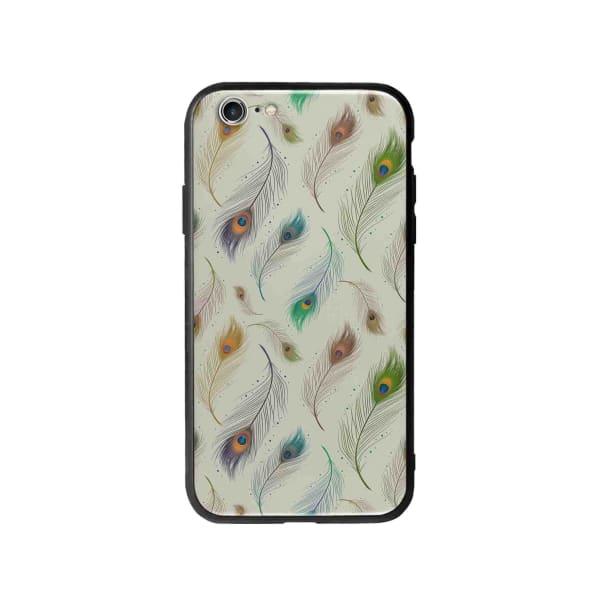 Coque Pour iPhone 6S Plus Plumes de Paon - Coque Wiqeo 5€-10€, Estelle Adam, Illustration, iPhone 6S Plus, Motif Wiqeo, Déstockeur de Coques Pour iPhone