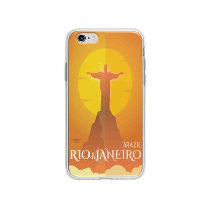 Coque Pour iPhone 6S Plus Rio de Janeiro - Coque Wiqeo 5€-10€, Estelle Adam, Illustration, iPhone 6S Plus, Voyage Wiqeo, Déstockeur de Coques Pour iPhone