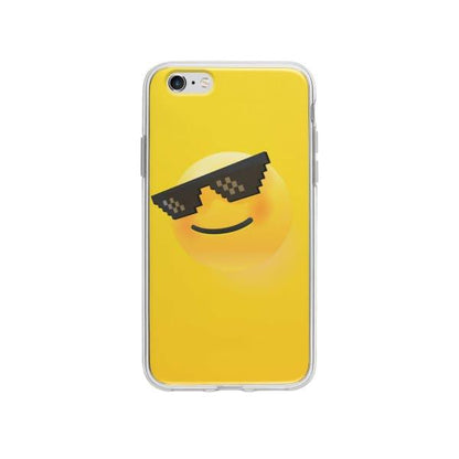 Coque Pour iPhone 6S Plus Smiley Lunettes - Coque Wiqeo 5€-10€, Estelle Adam, Illustration, iPhone 6S Plus, Motif Wiqeo, Déstockeur de Coques Pour iPhone