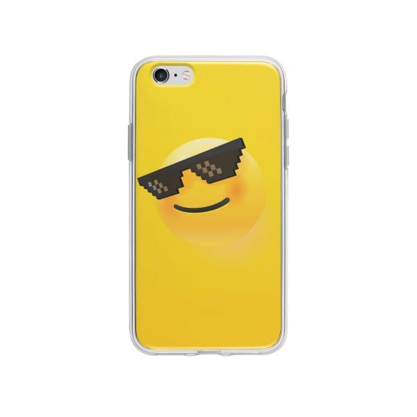 Coque Pour iPhone 6S Plus Smiley Lunettes - Coque Wiqeo 5€-10€, Estelle Adam, Illustration, iPhone 6S Plus, Motif Wiqeo, Déstockeur de Coques Pour iPhone