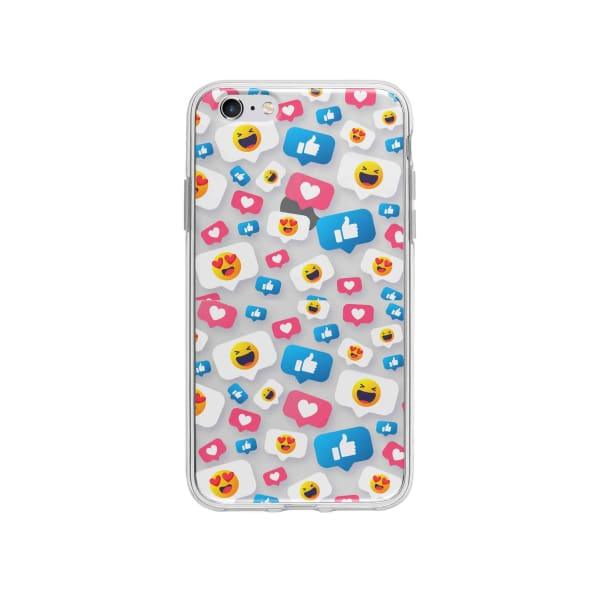 Coque Pour iPhone 6S Plus Smileys - Coque Wiqeo 5€-10€, Géraud Fournier, iPhone 6S Plus, Mignon, Motif Wiqeo, Déstockeur de Coques Pour iPhone