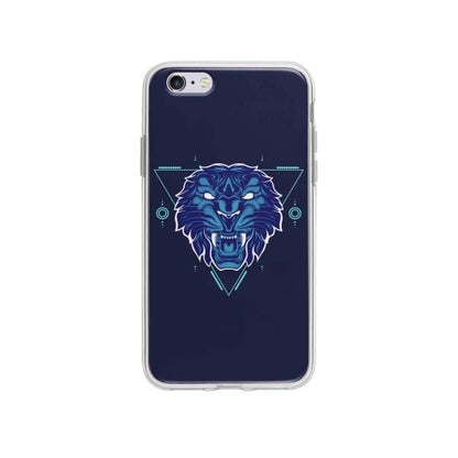 Coque Pour iPhone 6S Plus Tigre Géométrique - Coque Wiqeo 5€-10€, Estelle Adam, Illustration, iPhone 6S Plus, Motif Wiqeo, Déstockeur de Coques Pour iPhone