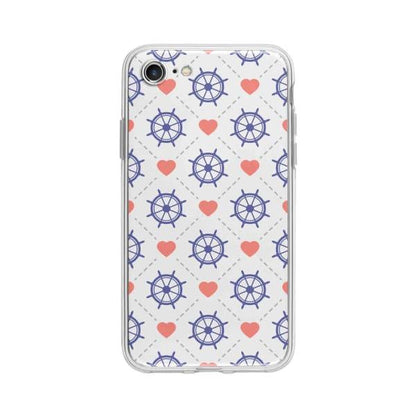 Coque Pour iPhone 7 Barres et Cœurs - Coque Wiqeo 10€-15€, Cœurs, Estelle Adam, iPhone 7, Motif Wiqeo, Déstockeur de Coques Pour iPhone