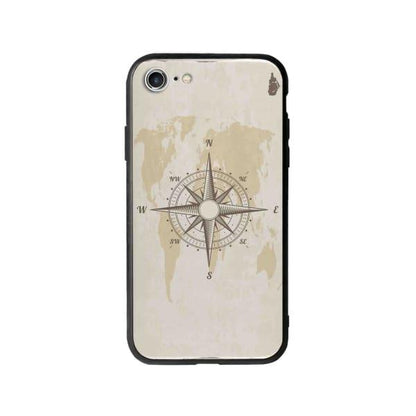 Coque Pour iPhone 7 Boussole Nautique - Coque Wiqeo 10€-15€, Estelle Adam, Illustration, iPhone 7 Wiqeo, Déstockeur de Coques Pour iPhone