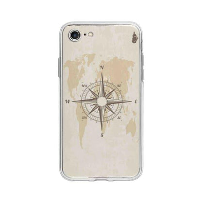 Coque Pour iPhone 7 Boussole Nautique - Coque Wiqeo 10€-15€, Estelle Adam, Illustration, iPhone 7 Wiqeo, Déstockeur de Coques Pour iPhone