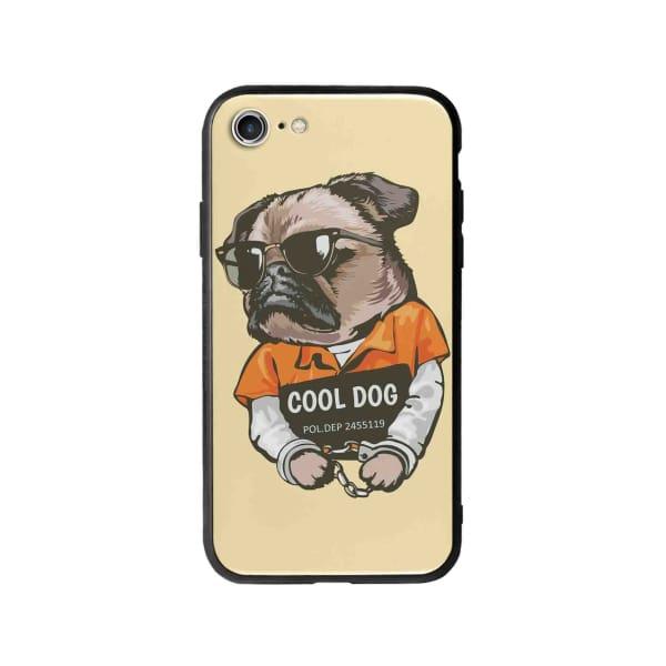 Coque Pour iPhone 7 Carlin Prisonnier - Coque Wiqeo 10€-15€, Animaux, Estelle Adam, Illustration, iPhone 7 Wiqeo, Déstockeur de Coques Pour iPhone