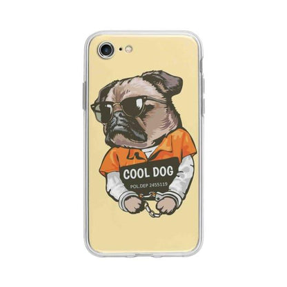 Coque Pour iPhone 7 Carlin Prisonnier - Coque Wiqeo 10€-15€, Animaux, Estelle Adam, Illustration, iPhone 7 Wiqeo, Déstockeur de Coques Pour iPhone