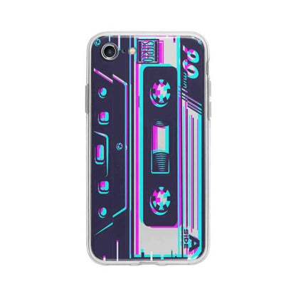 Coque Pour iPhone 7 Cassette Glitché - Coque Wiqeo 10€-15€, Estelle Adam, Illustration, iPhone 7 Wiqeo, Déstockeur de Coques Pour iPhone