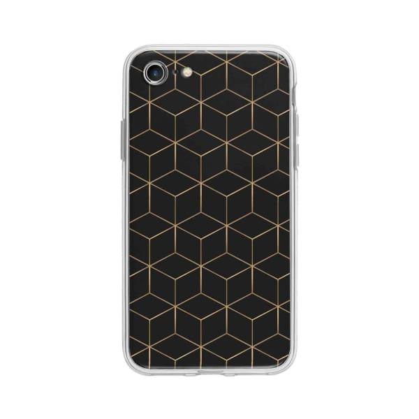 Coque Pour iPhone 7 Cubes et Hexagones - Coque Wiqeo 10€-15€, Estelle Adam, iPhone 7, Motif Wiqeo, Déstockeur de Coques Pour iPhone