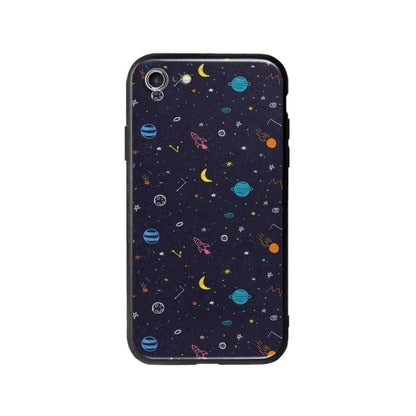 Coque Pour iPhone 7 Dessin Galactique - Coque Wiqeo 10€-15€, Estelle Adam, Illustration, iPhone 7, Motif Wiqeo, Déstockeur de Coques Pour iPhone